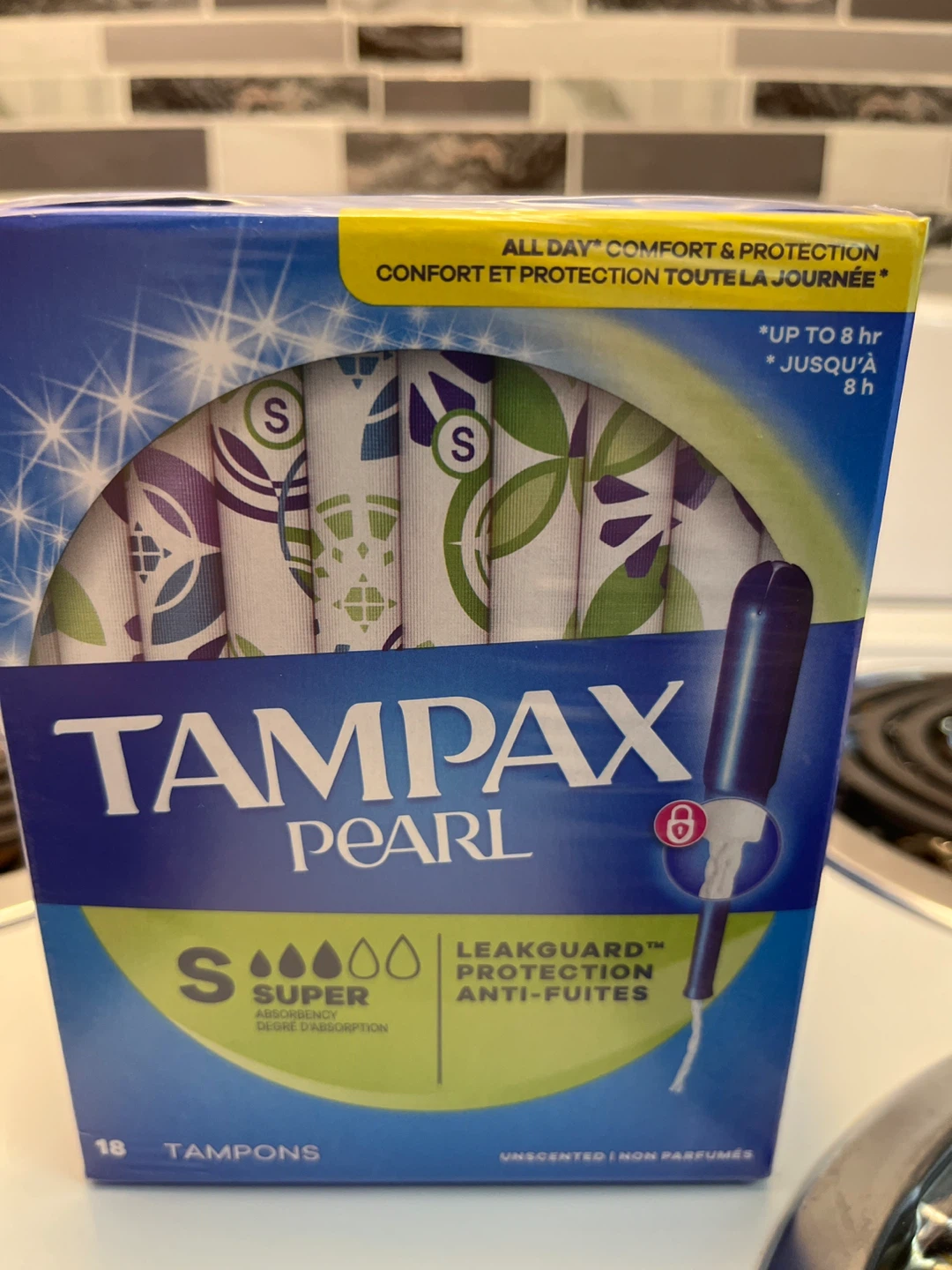Tampax Pearl Super Absorbency Tampons - 18 Count - photo 2