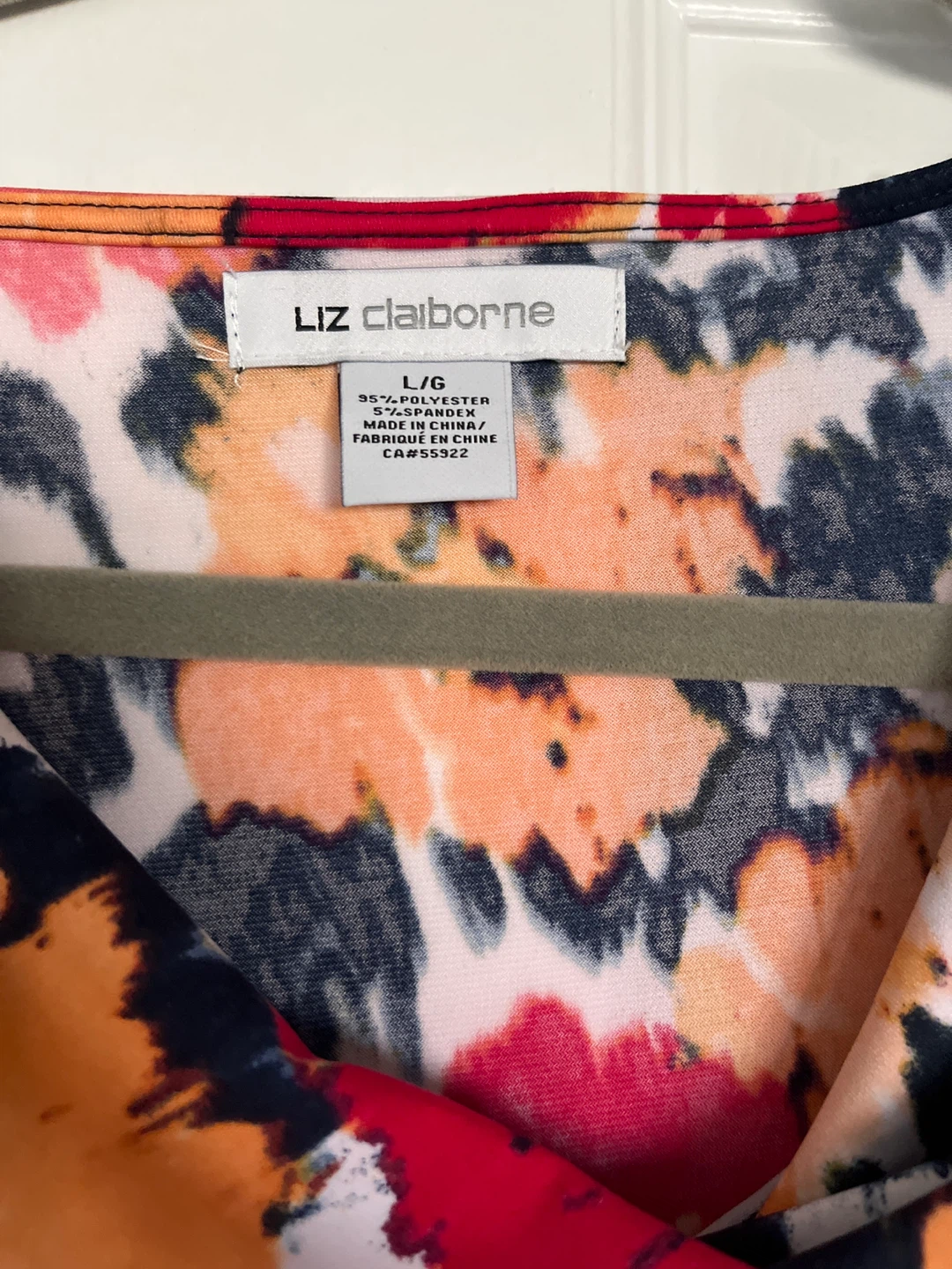 Liz Claiborne Sleeveless Top L/G🌱 - photo 2