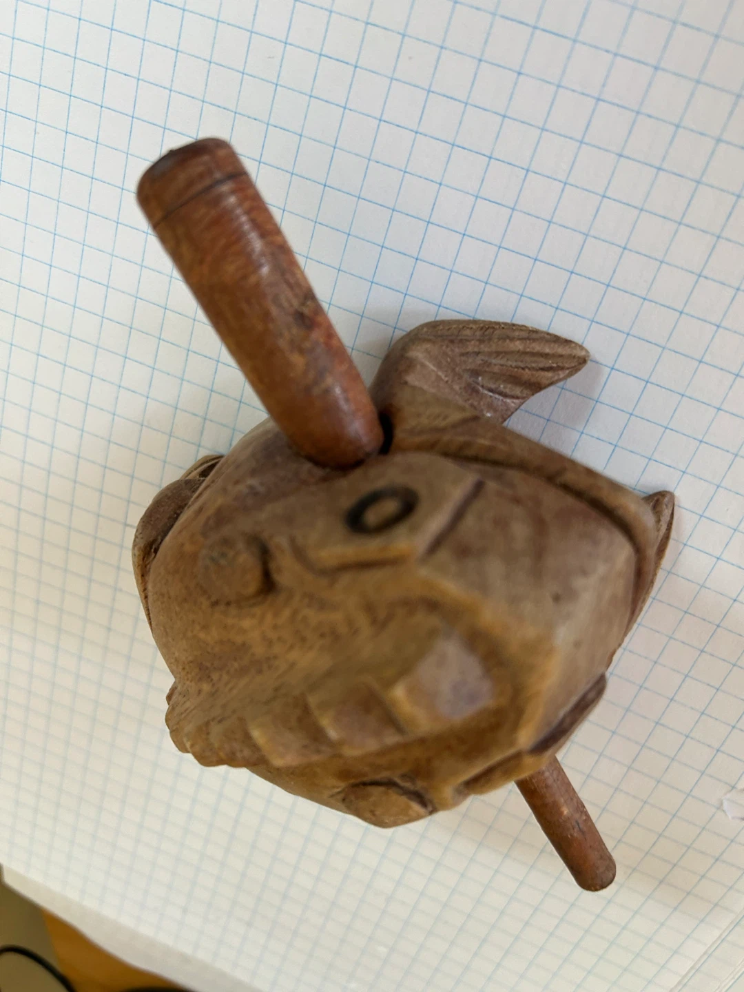 Wooden Frog Guiro Instrument