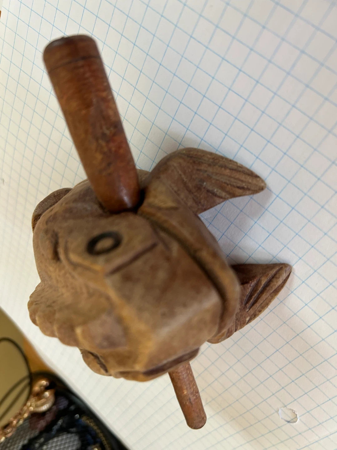 Wooden Frog Guiro Instrument - photo 2