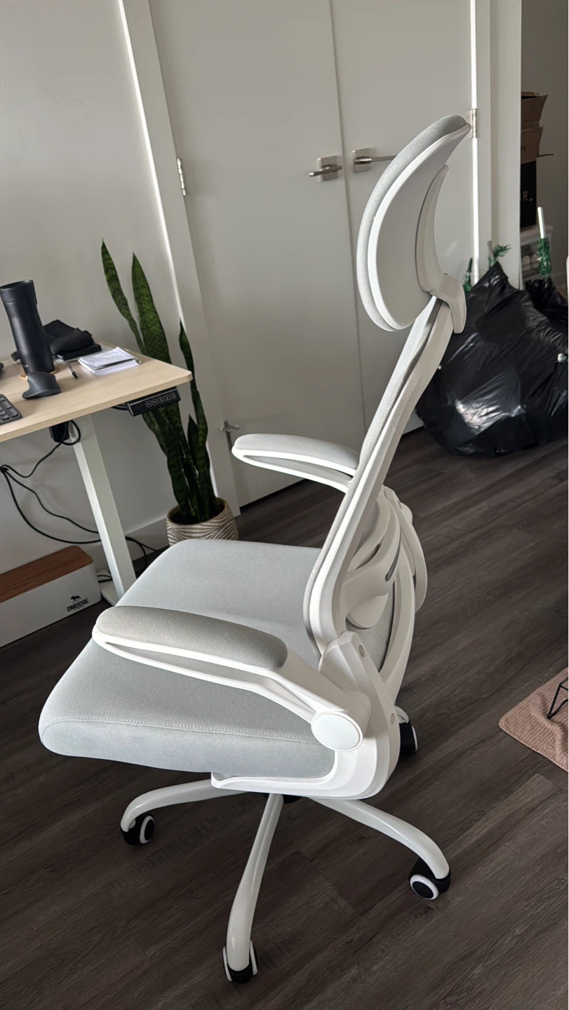 Ergonomic Office Chair - White Mesh