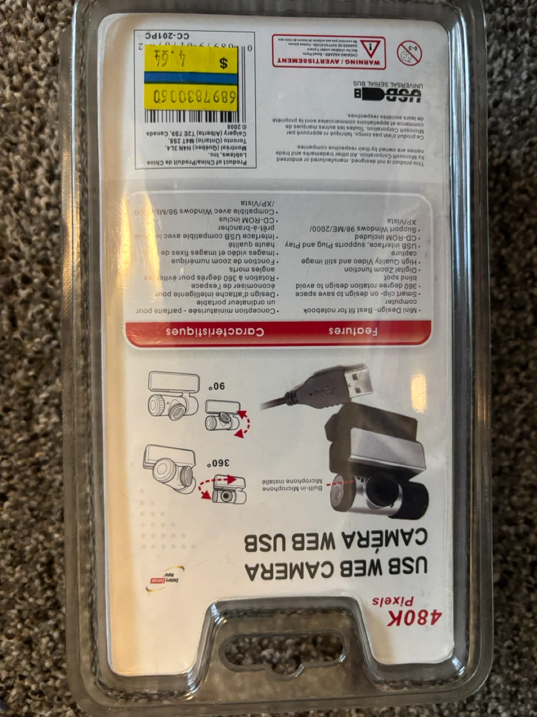 🍃 480K Pixels USB Web Camera - photo 2