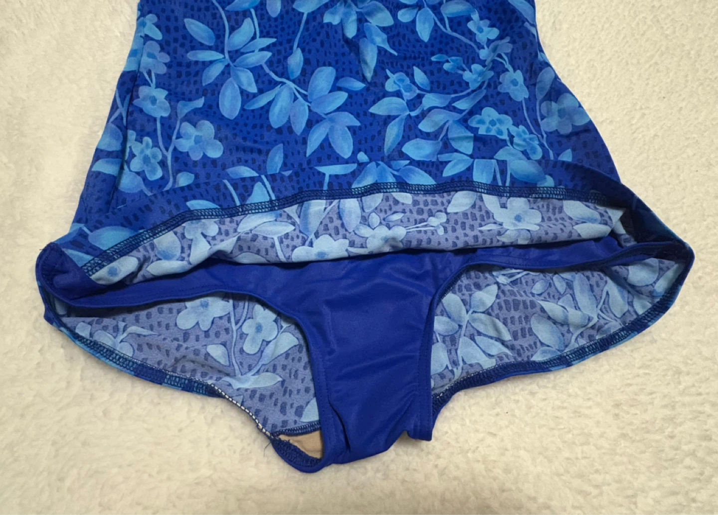 Blue Floral Swim Dress Tankini NWT - photo 5