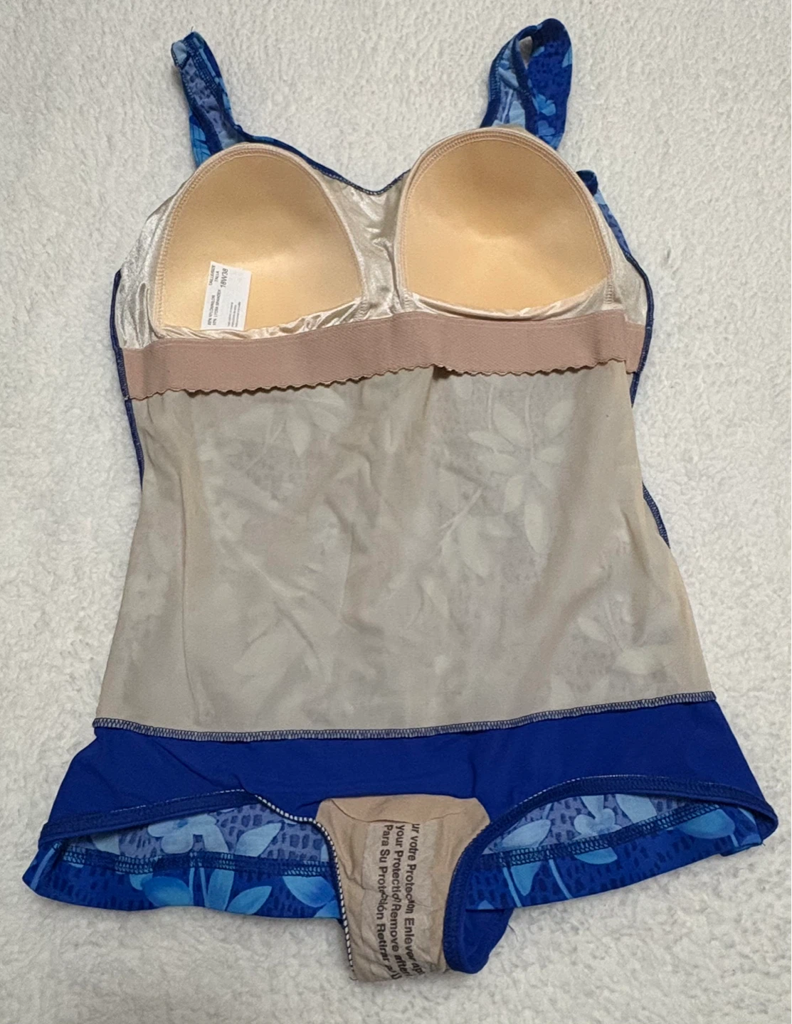 Blue Floral Swim Dress Tankini NWT - photo 3