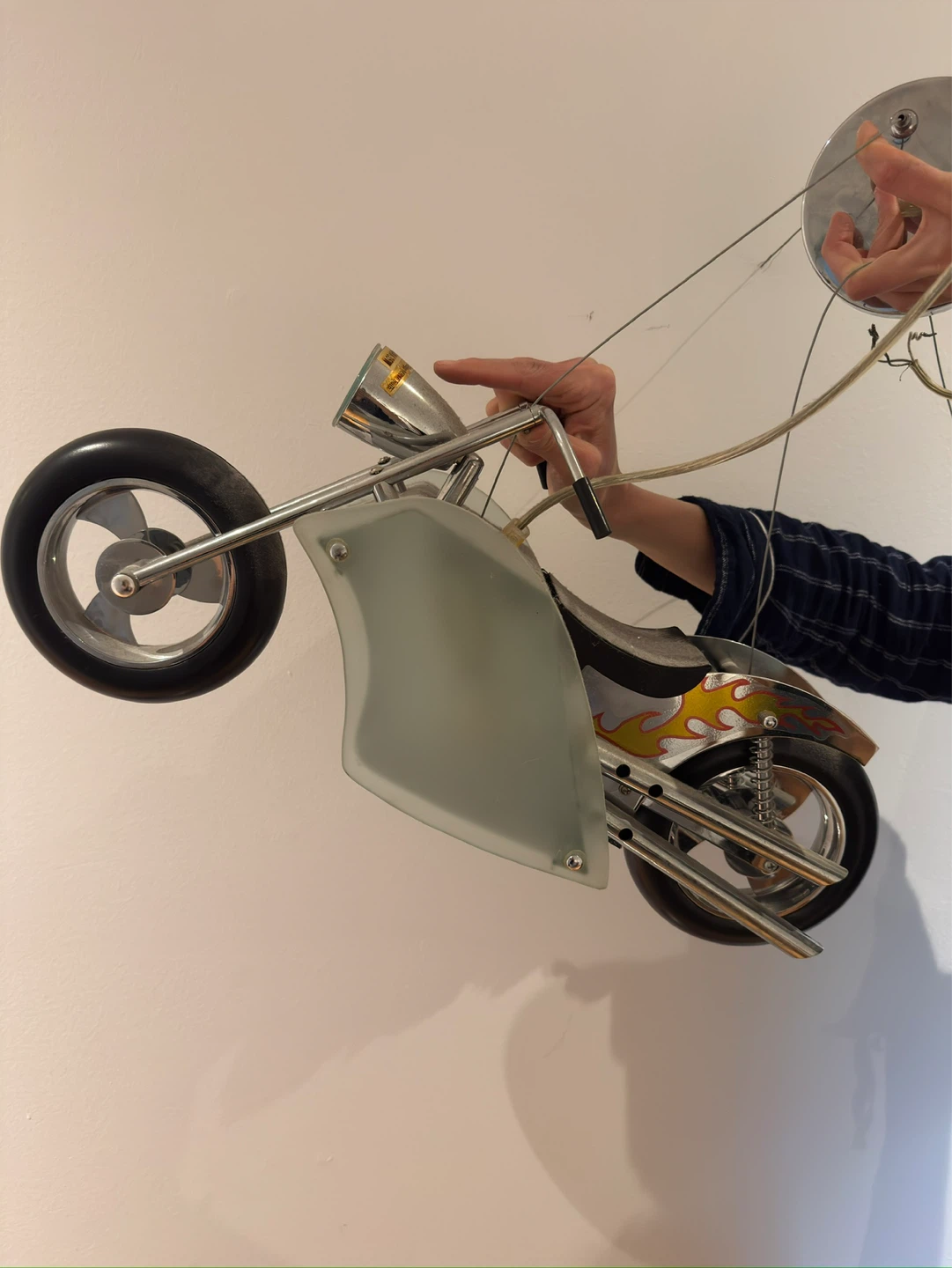 Motorcycle Pendant Light Fixture - photo 3