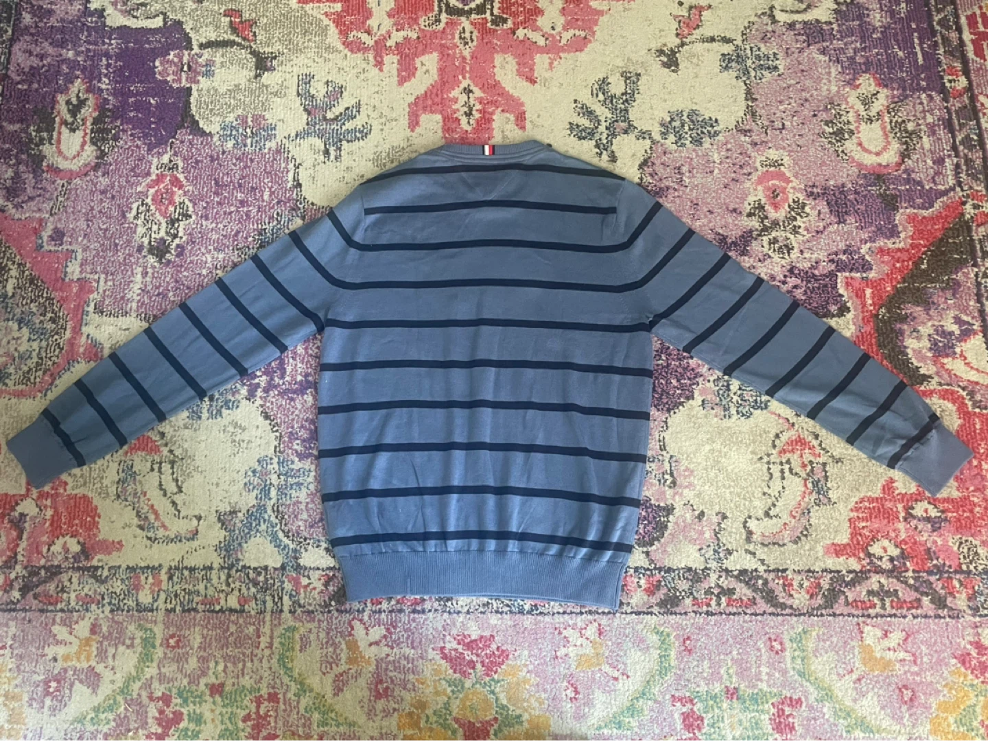 Tommy Hilfiger Striped Crewneck Sweater - Large - photo 2