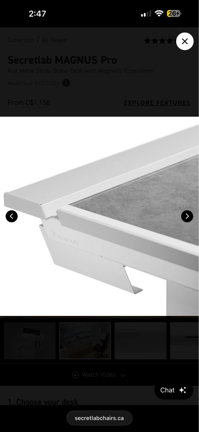 Secretlab MAGNUS Pro Sit-to-Stand Desk - photo 2