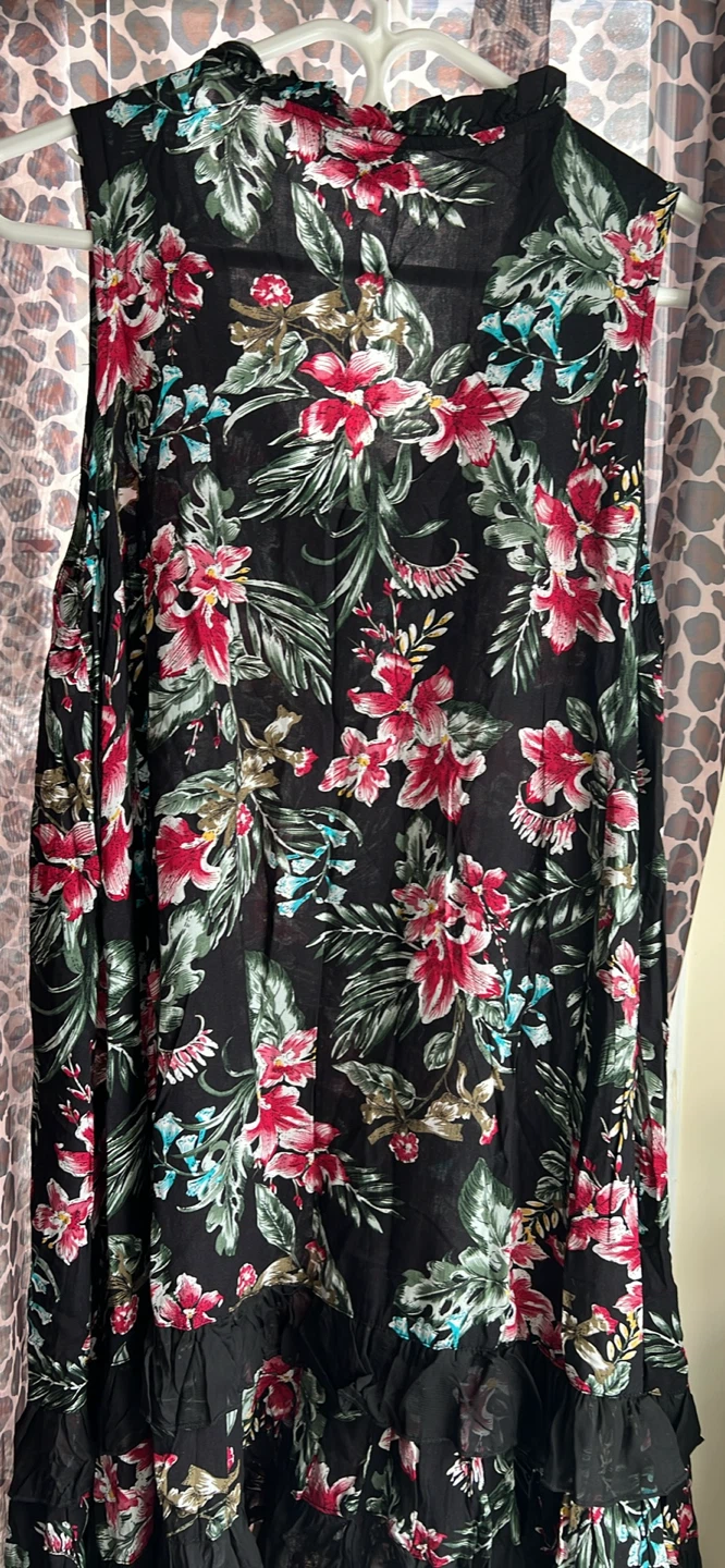 Papillon Floral Sleeveless Dress Size L - photo 3