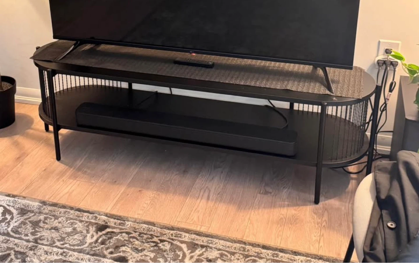 JYSK Black TV Stand / Media Console