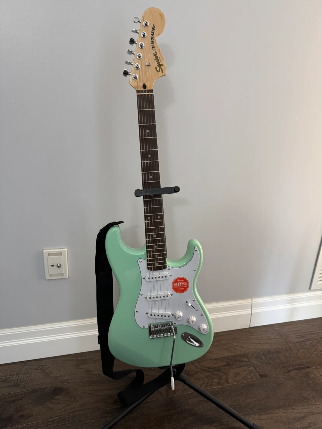 Squier Affinity Strat - Seafoam Green Electric Guitar.