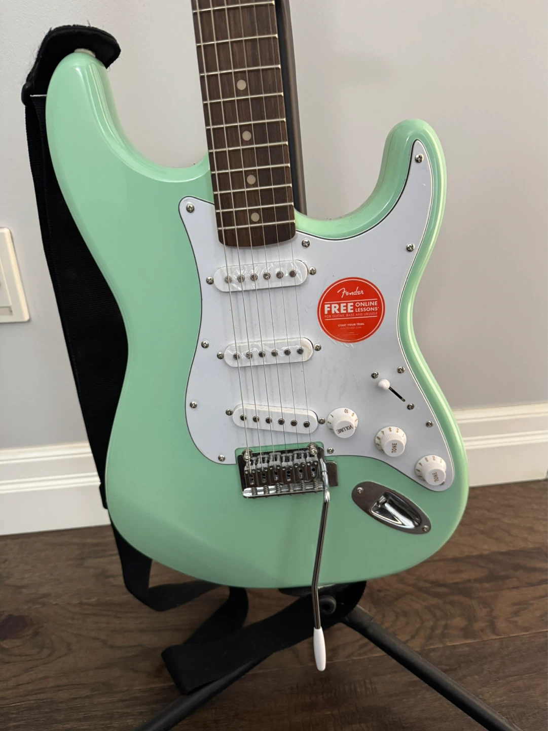 Squier Affinity Strat - Seafoam Green Electric Guitar. - photo 2