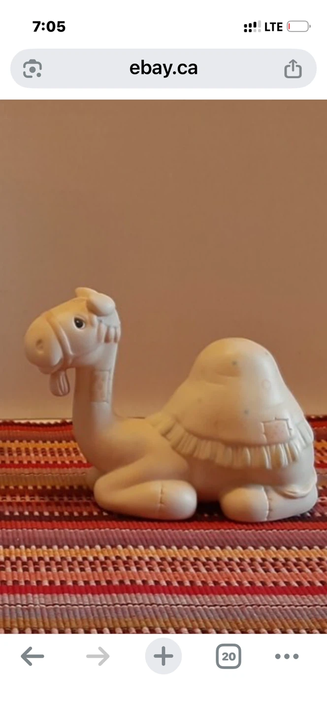 Precious Moments Nativity Camel Figurine - Enesco E-2363 (1982)