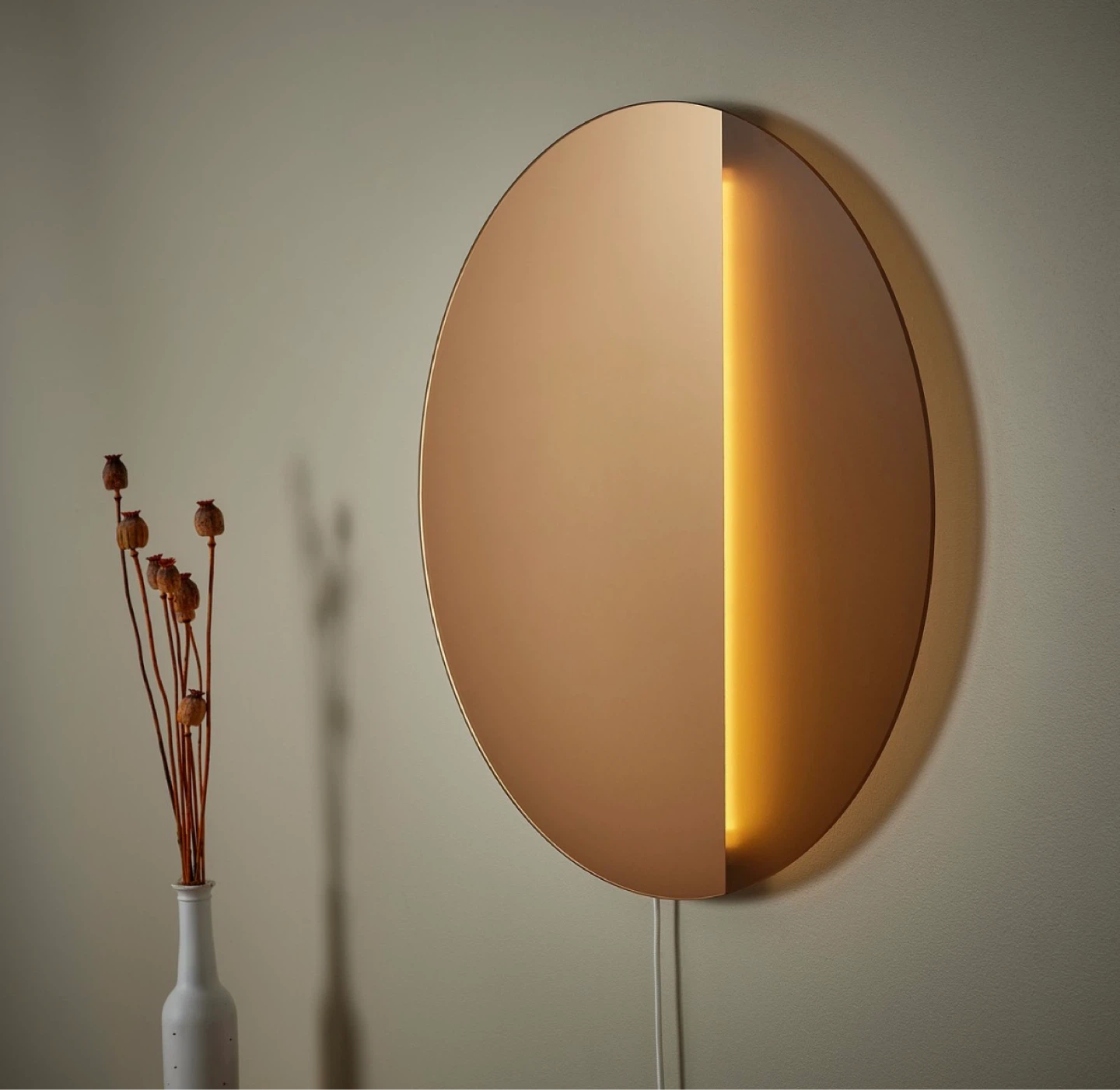 VARMBLIX- Modern Wall Lamp - Copper colour