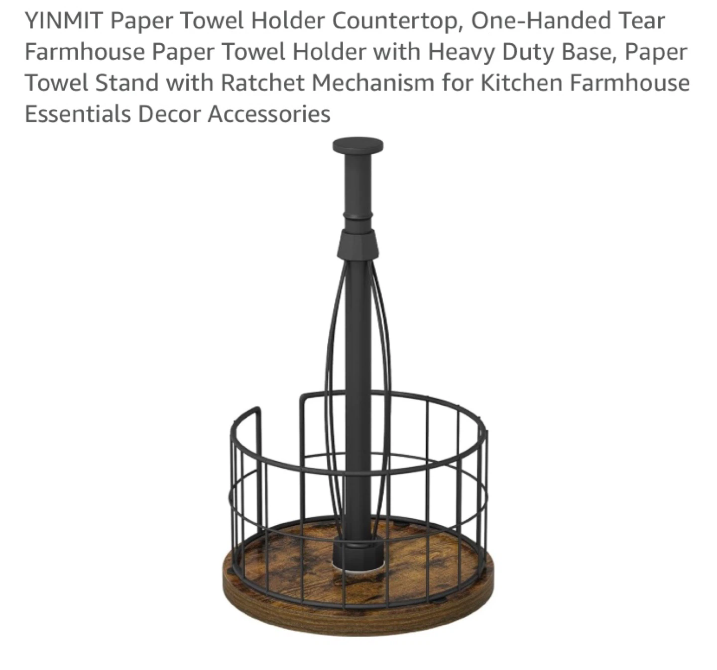 New Countertop Paper Towel Holder