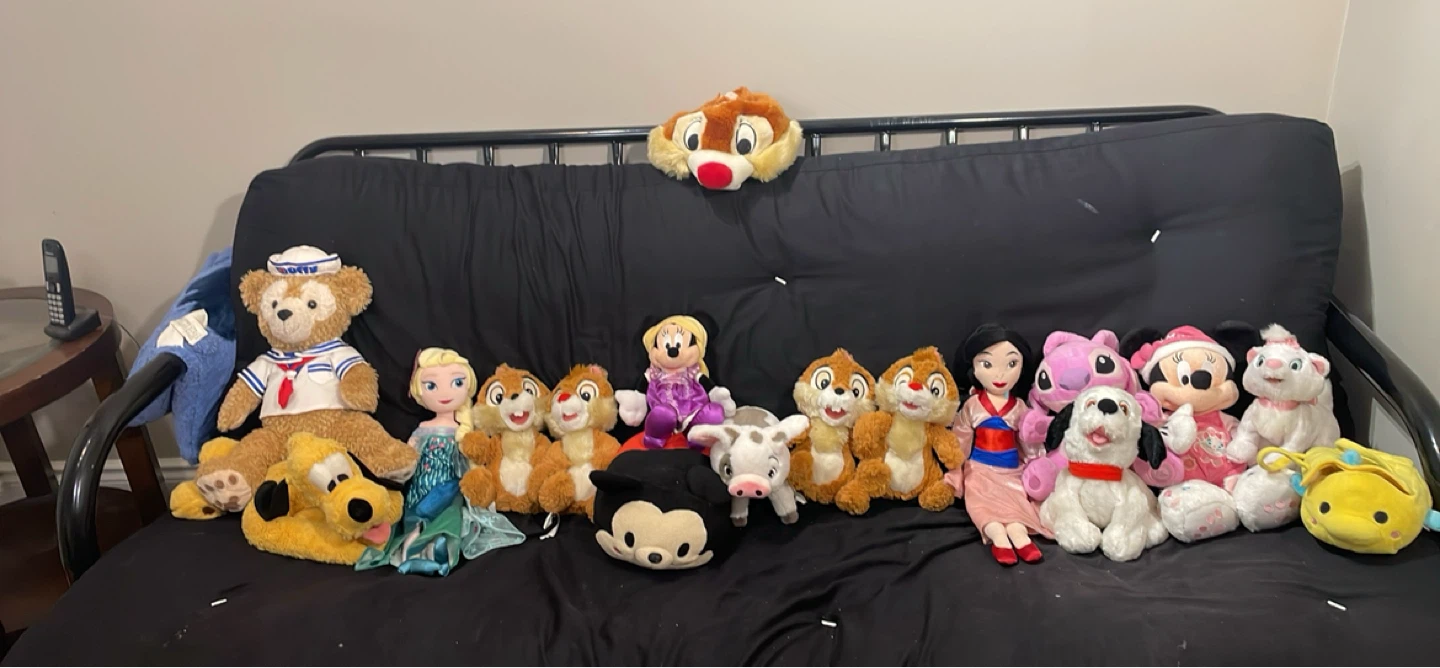 Assorted Disney Plush Toys