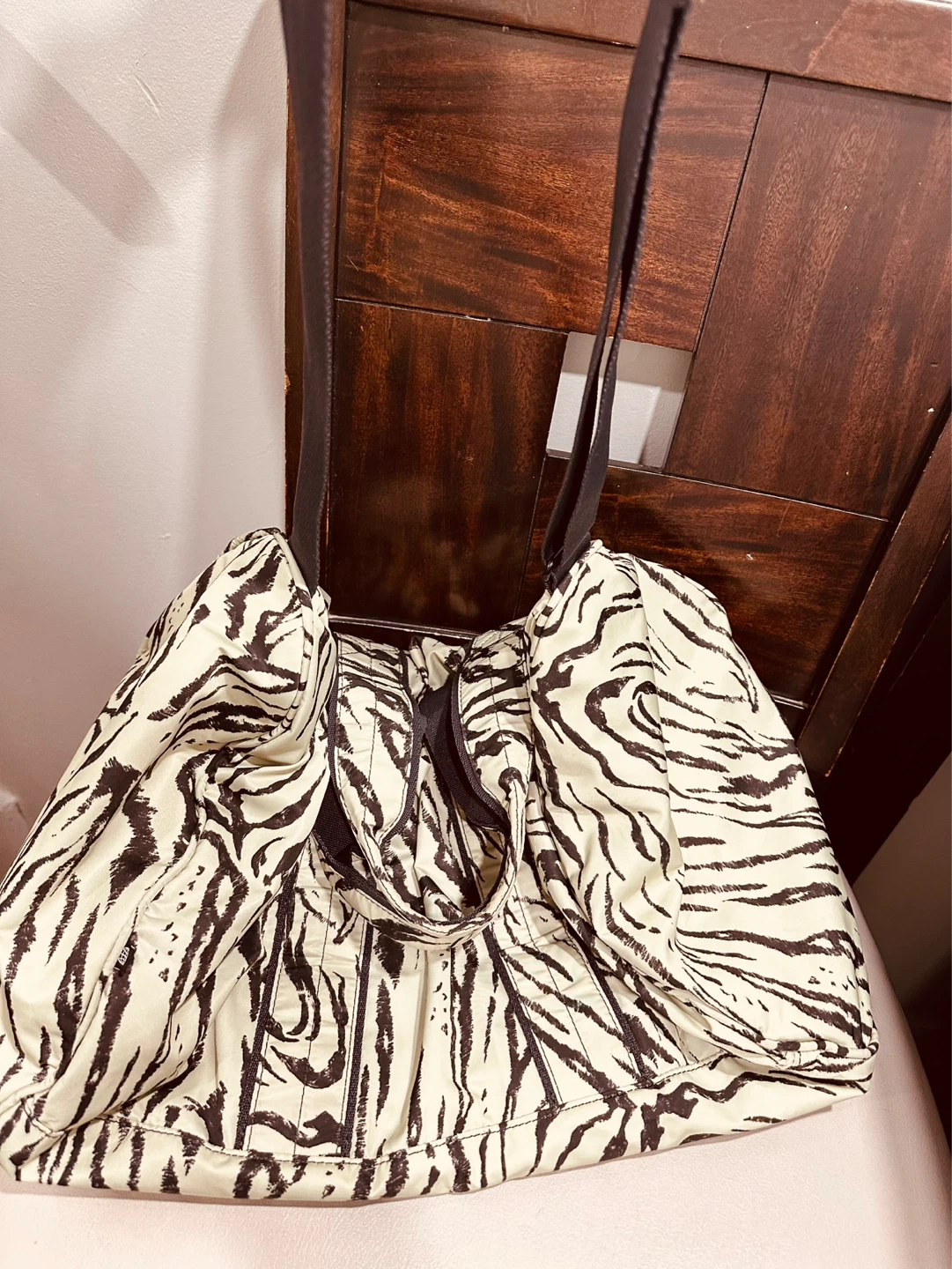 Adidas Zebra Print Duffel Bag