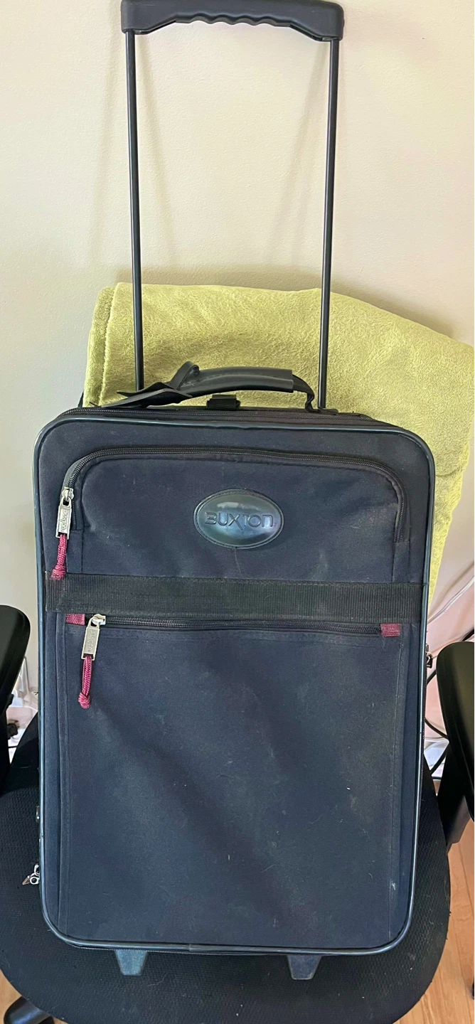 Buxton Black Rolling Suitcase