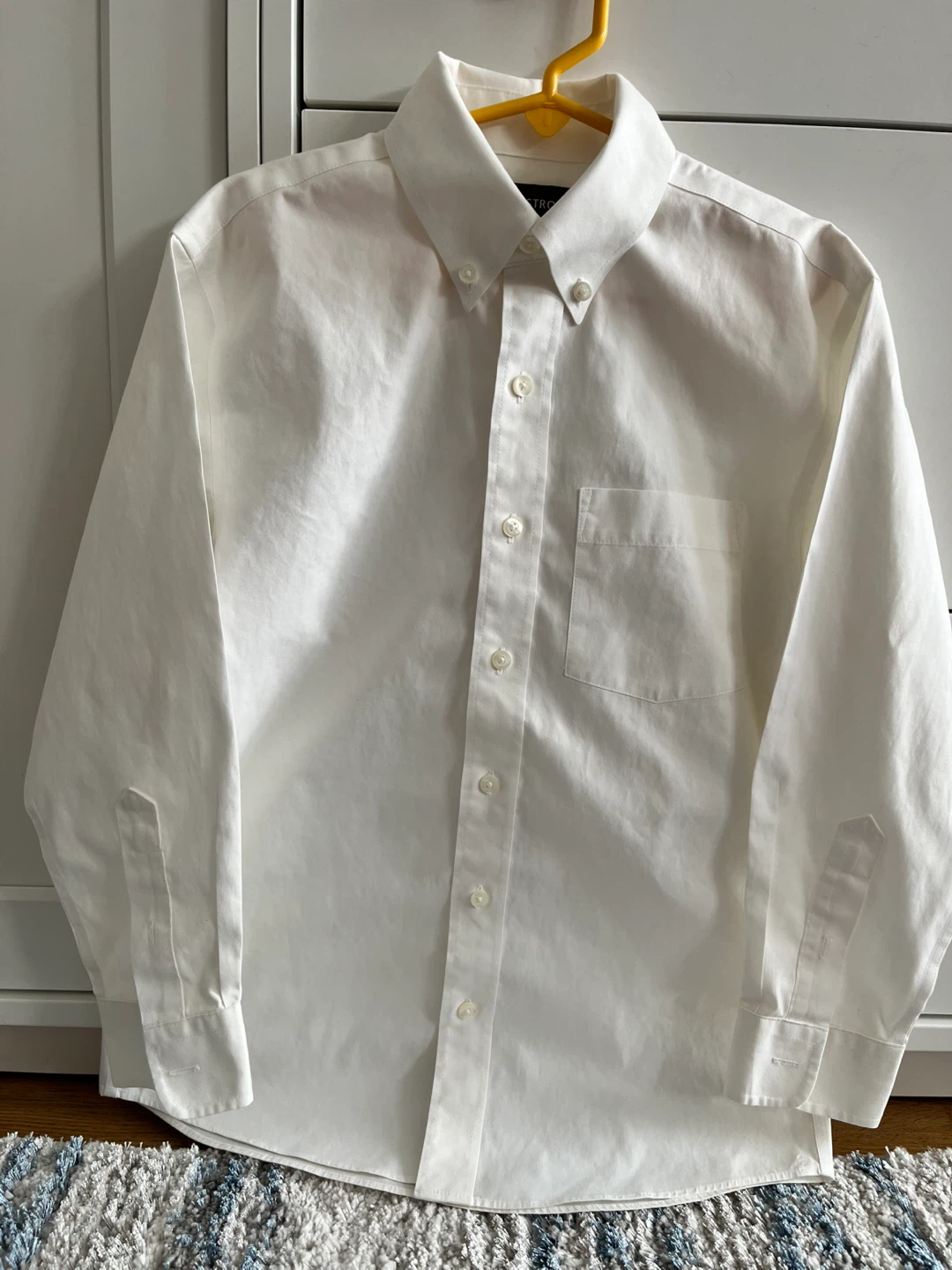 🌱 Like New - Nordstrom Boys White 100% Cotton Button-Down Shirt - photo 3