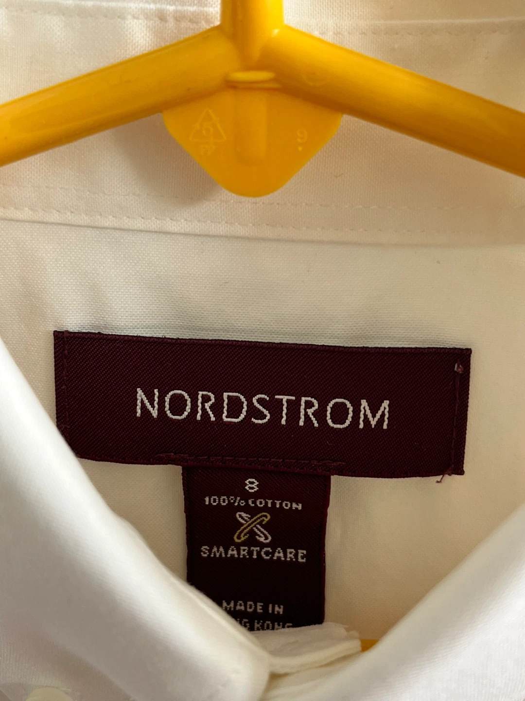 🌱 Like New - Nordstrom Boys White 100% Cotton Button-Down Shirt