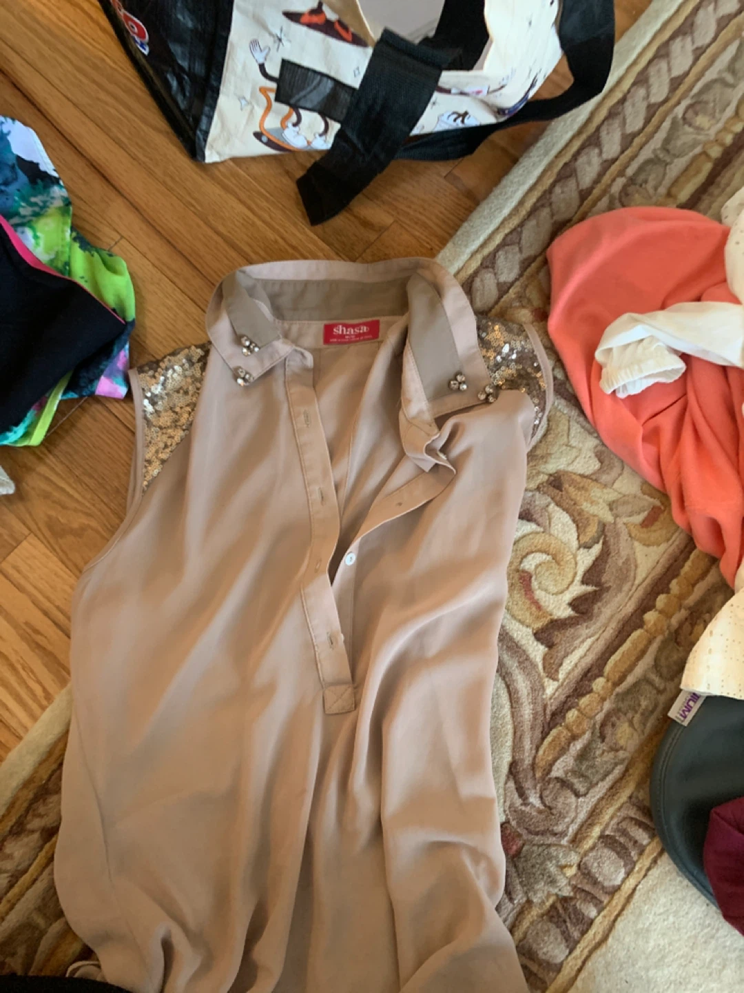 Shasa Sleeveless Blouse M/M Beige