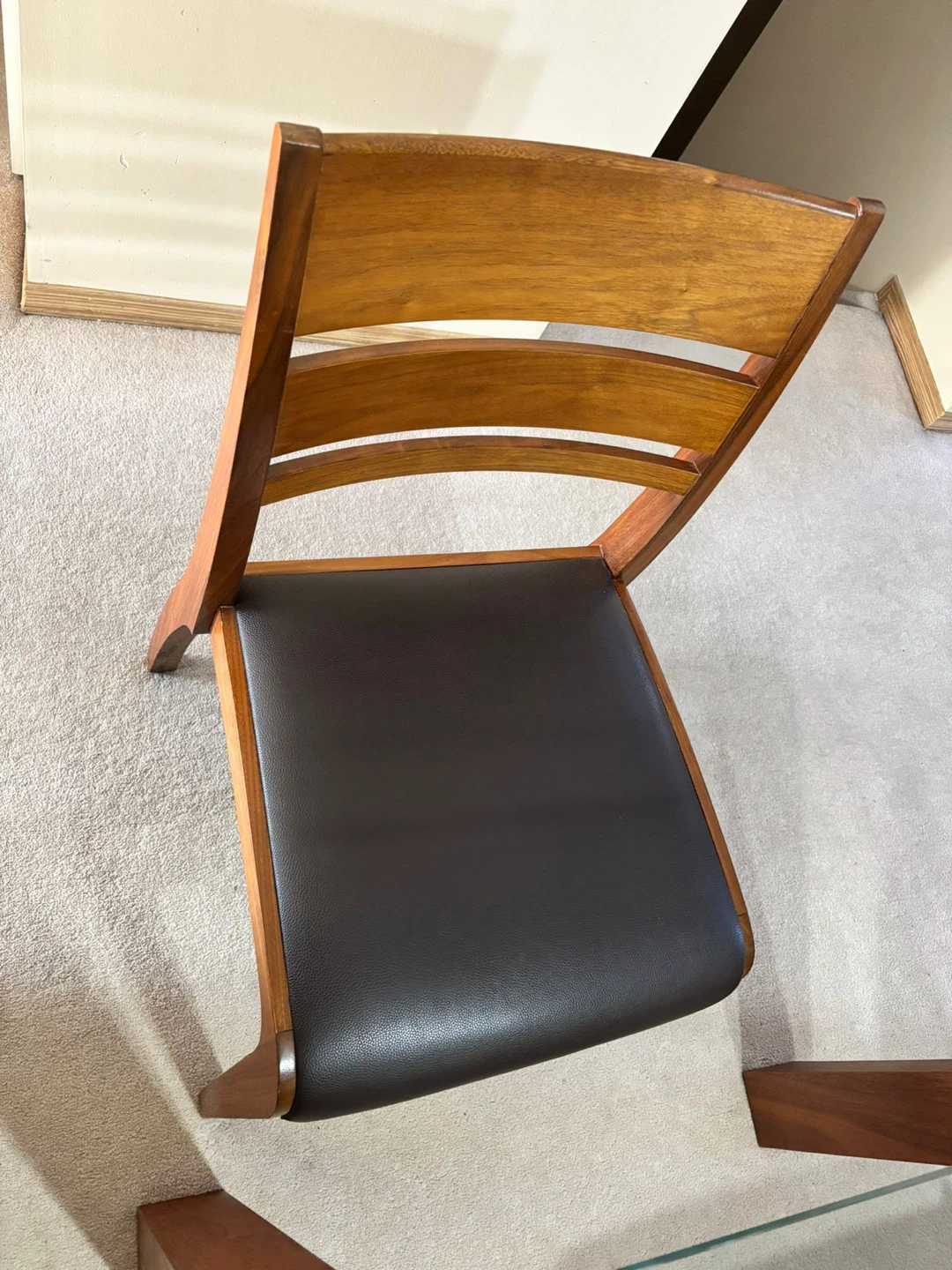 Glass Top Dining Table Set with 6 Chairs