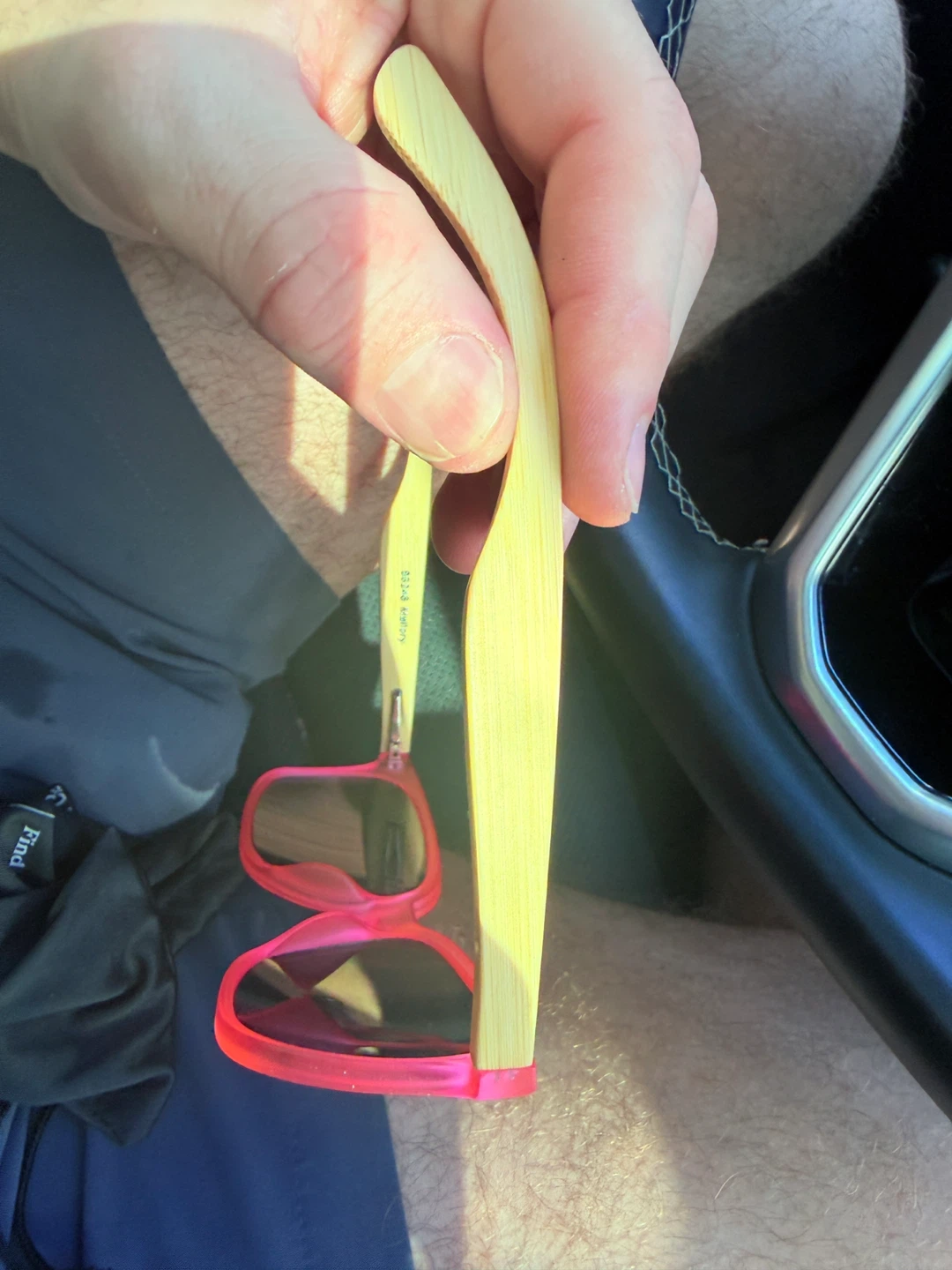 SportChek Pink Sunglasses with Bamboo Arms - photo 2