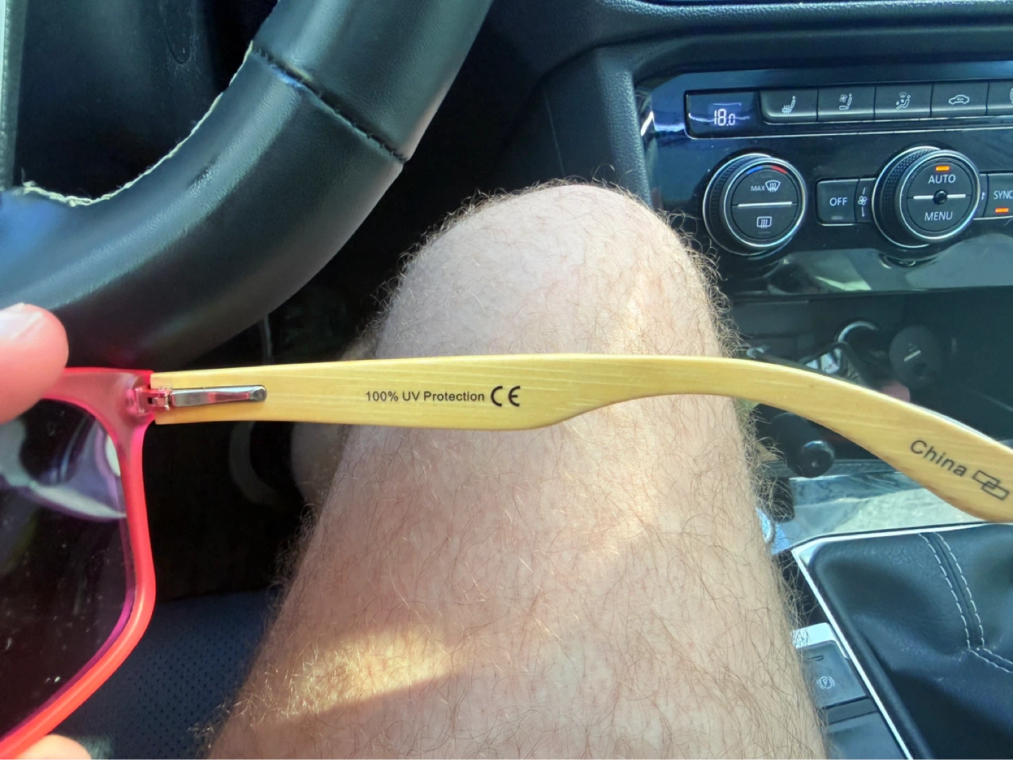 SportChek Pink Sunglasses with Bamboo Arms - photo 3