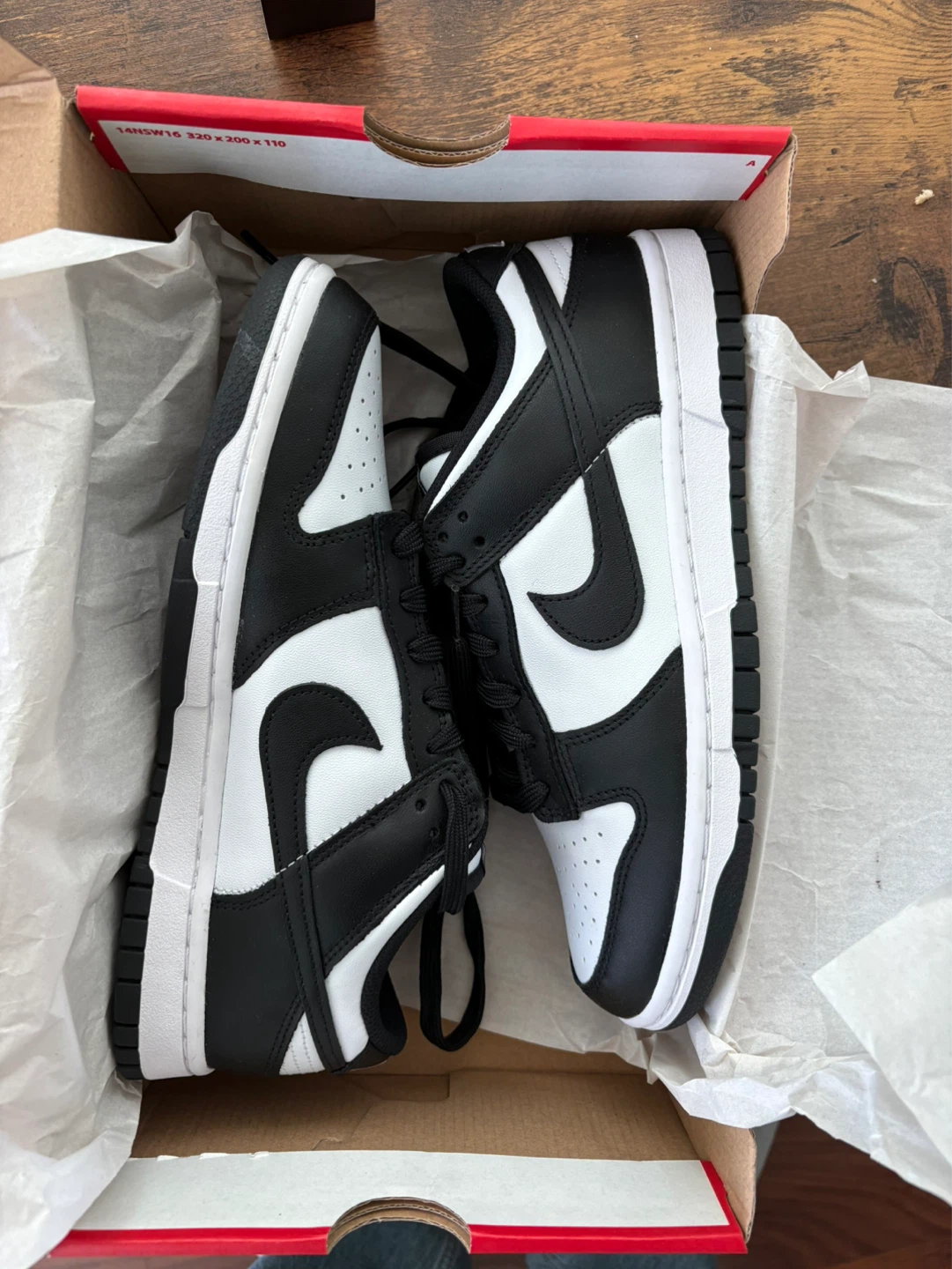 Brand new Nike Dunk Low Women's Sneakers - Black/White Size 9