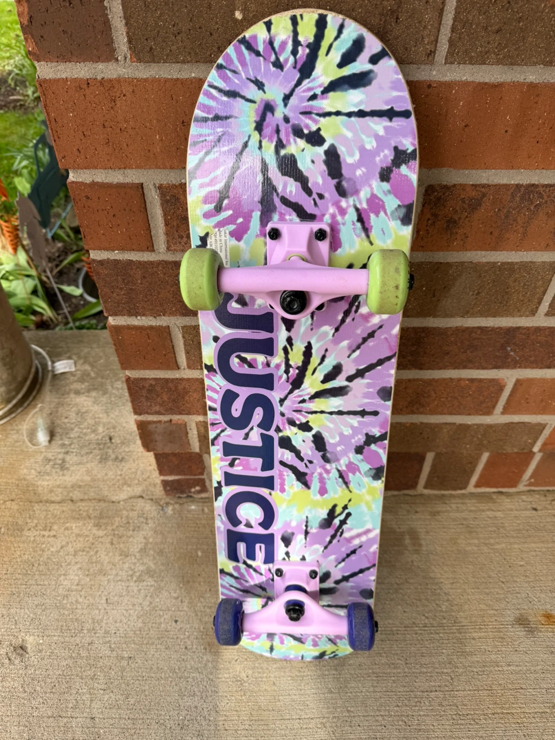Justice Tie-Dye Skateboard - photo 2