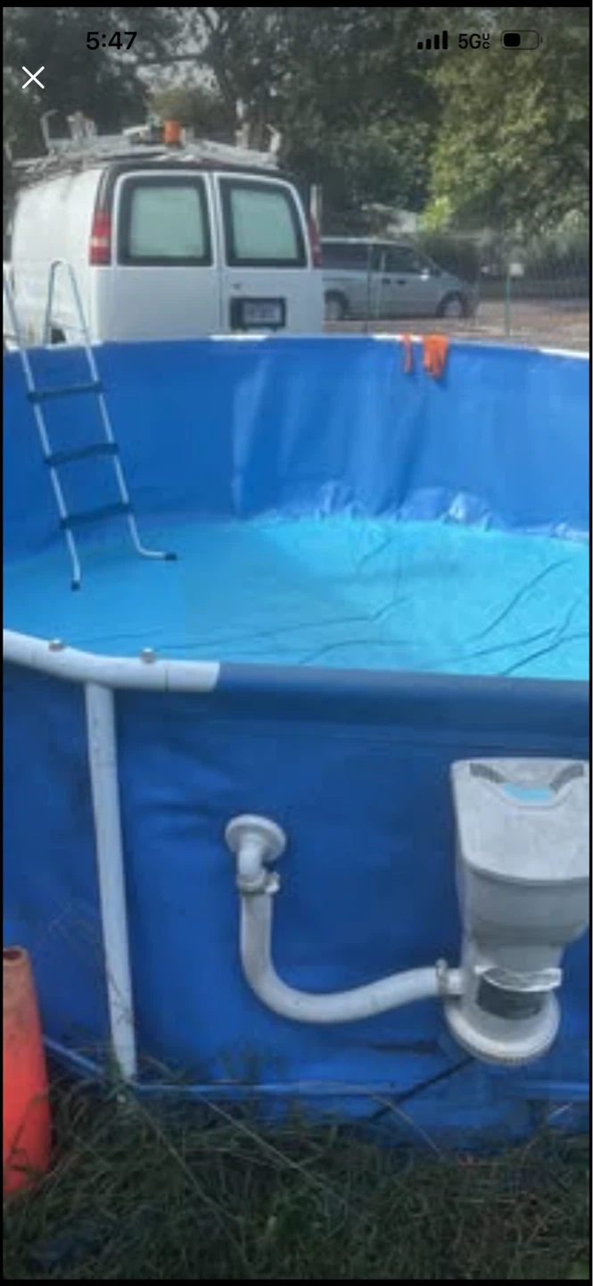 Piscina en buen estado