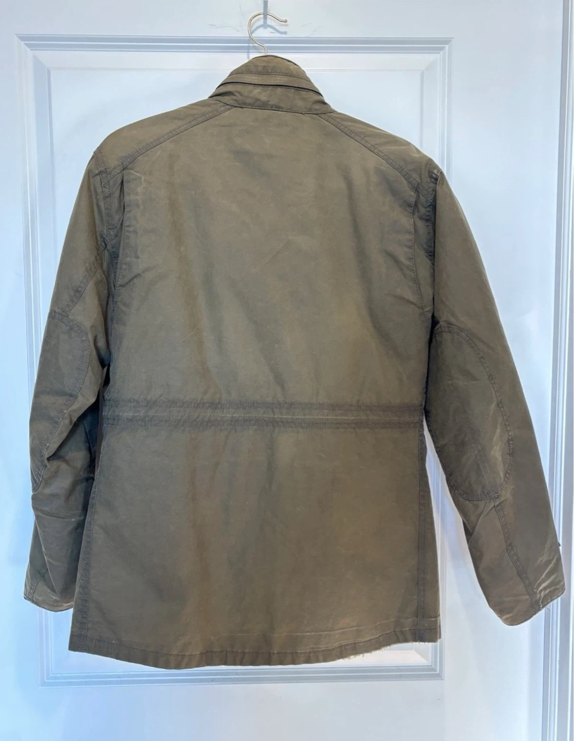Barbour Sapper S Olive Green Waxed Jacket Sylkoil Men - photo 3