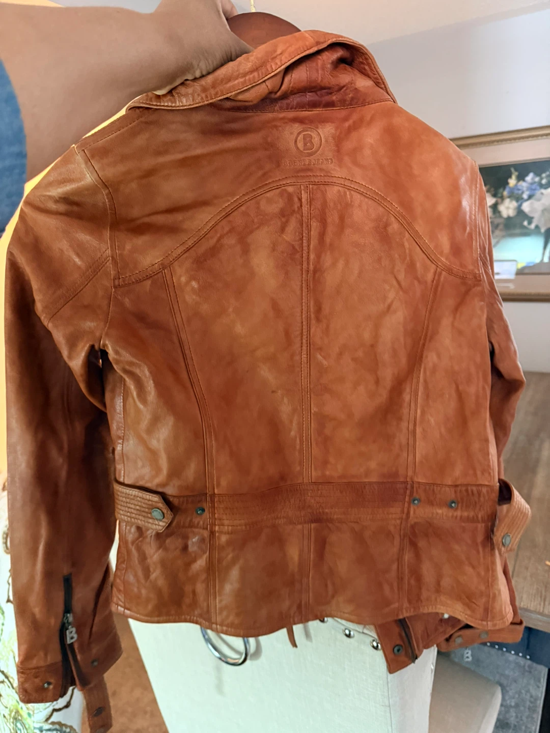 Bogner Jeans Brown Leather Jacket - photo 5