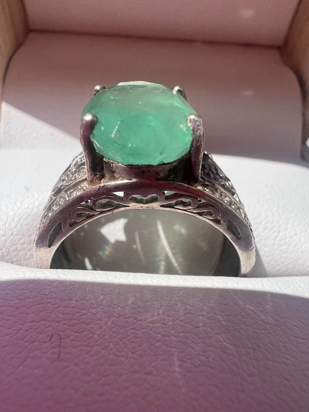 925  Silver Ring with an cameras 4.5 carat - photo 2