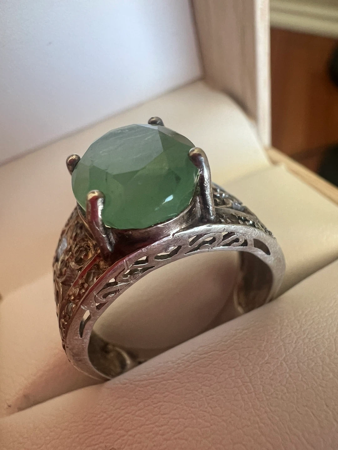 925  Silver Ring with an cameras 4.5 carat - photo 4
