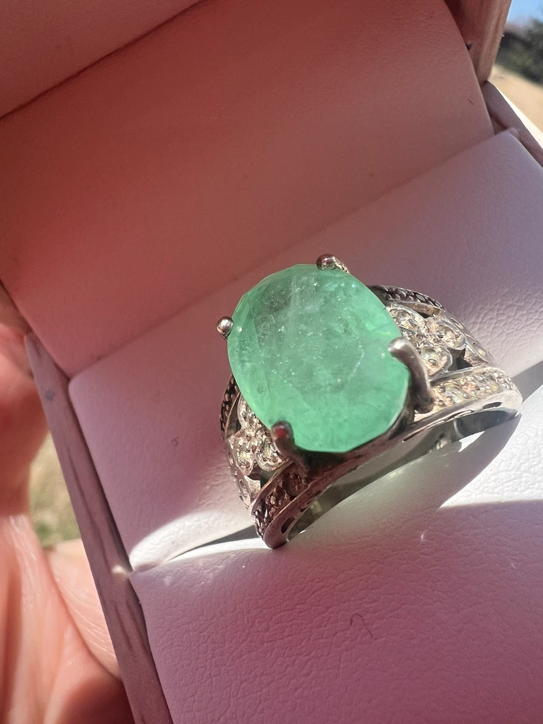 925  Silver Ring with an cameras 4.5 carat - photo 3