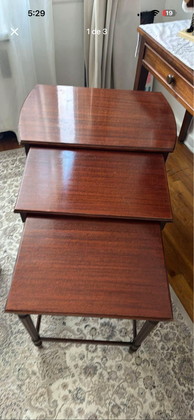 Nesting Tables - Mahogany - photo 2