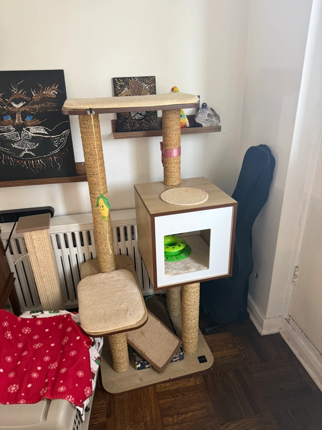 Catit Vesper High Base 122-cm Cat Tree, Walnut