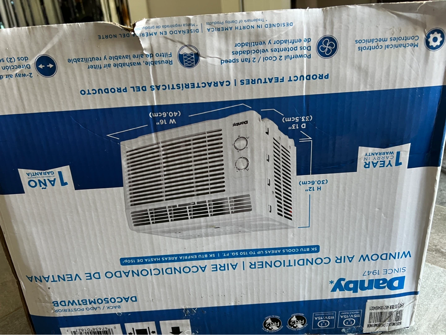 Danby 5000 BTU Window Air Conditioner - photo 3