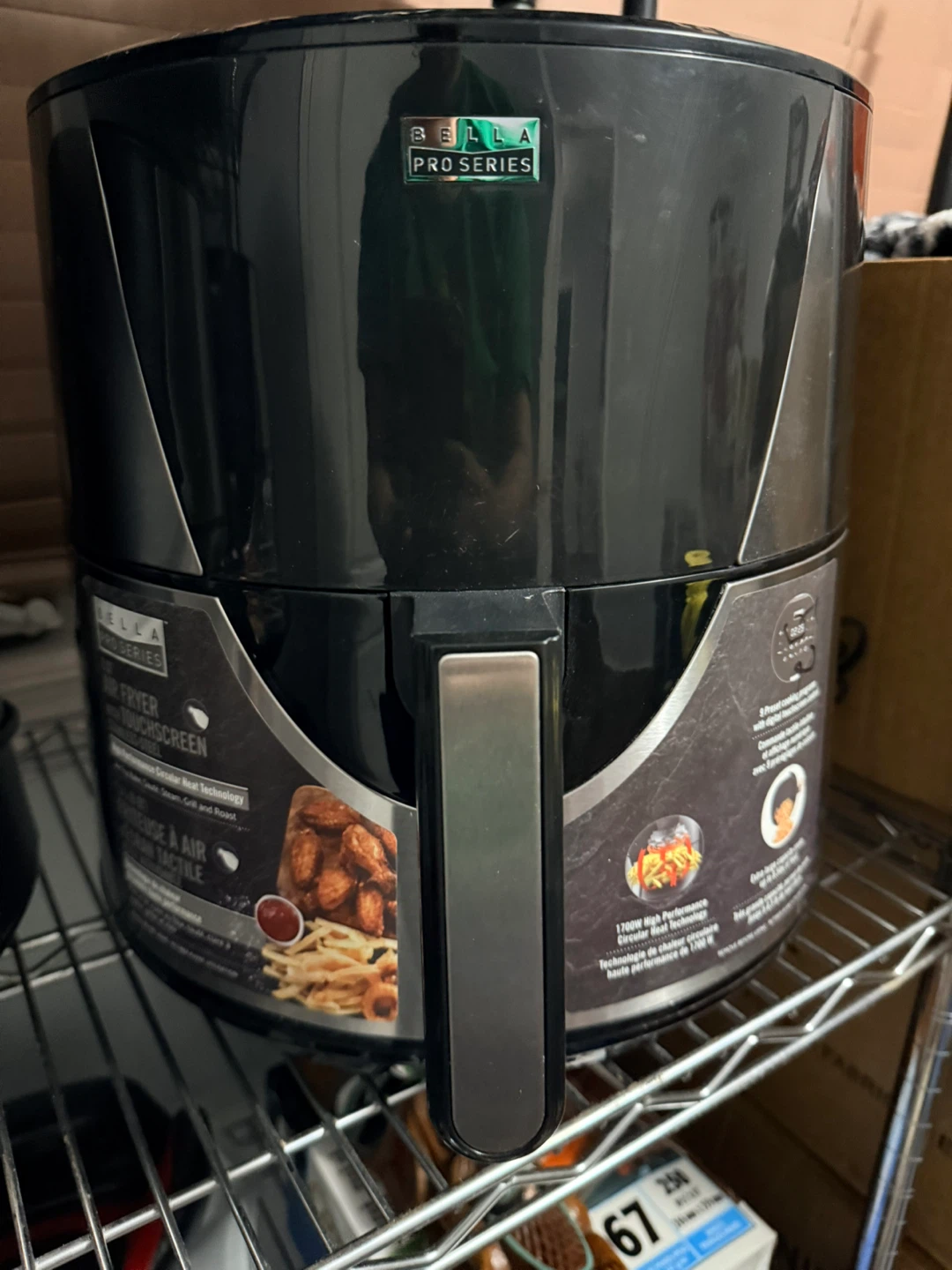 NEW OUT OF BOX Bella Pro Series 1700W Air Fryer - photo 2