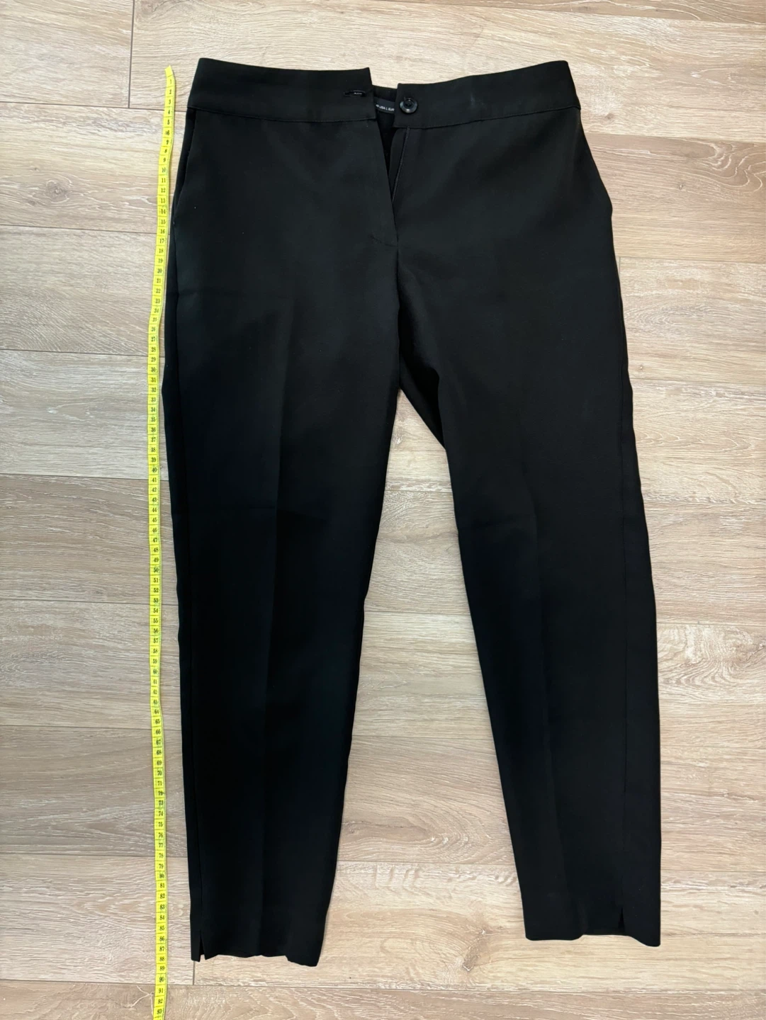 ZARA Black Cropped Trousers