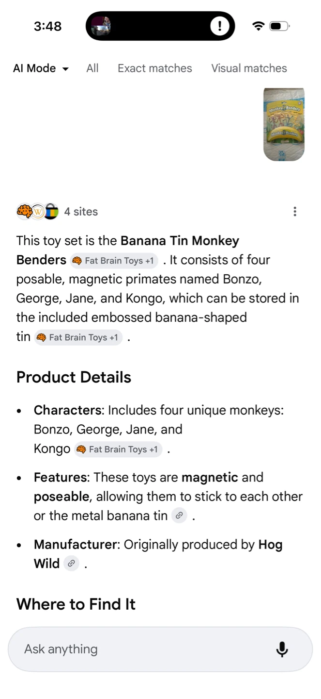 Monkey Benders Posable Magnetic Primates Toy Set - photo 4