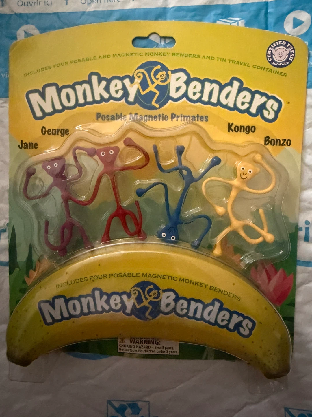 Monkey Benders Posable Magnetic Primates Toy Set