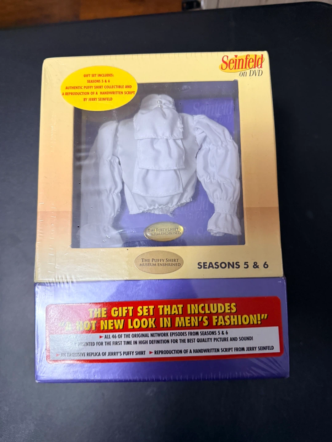 Seinfeld on DVD Seasons 5 & 6 Gift Set with Puffy Shirt Replica - photo 4