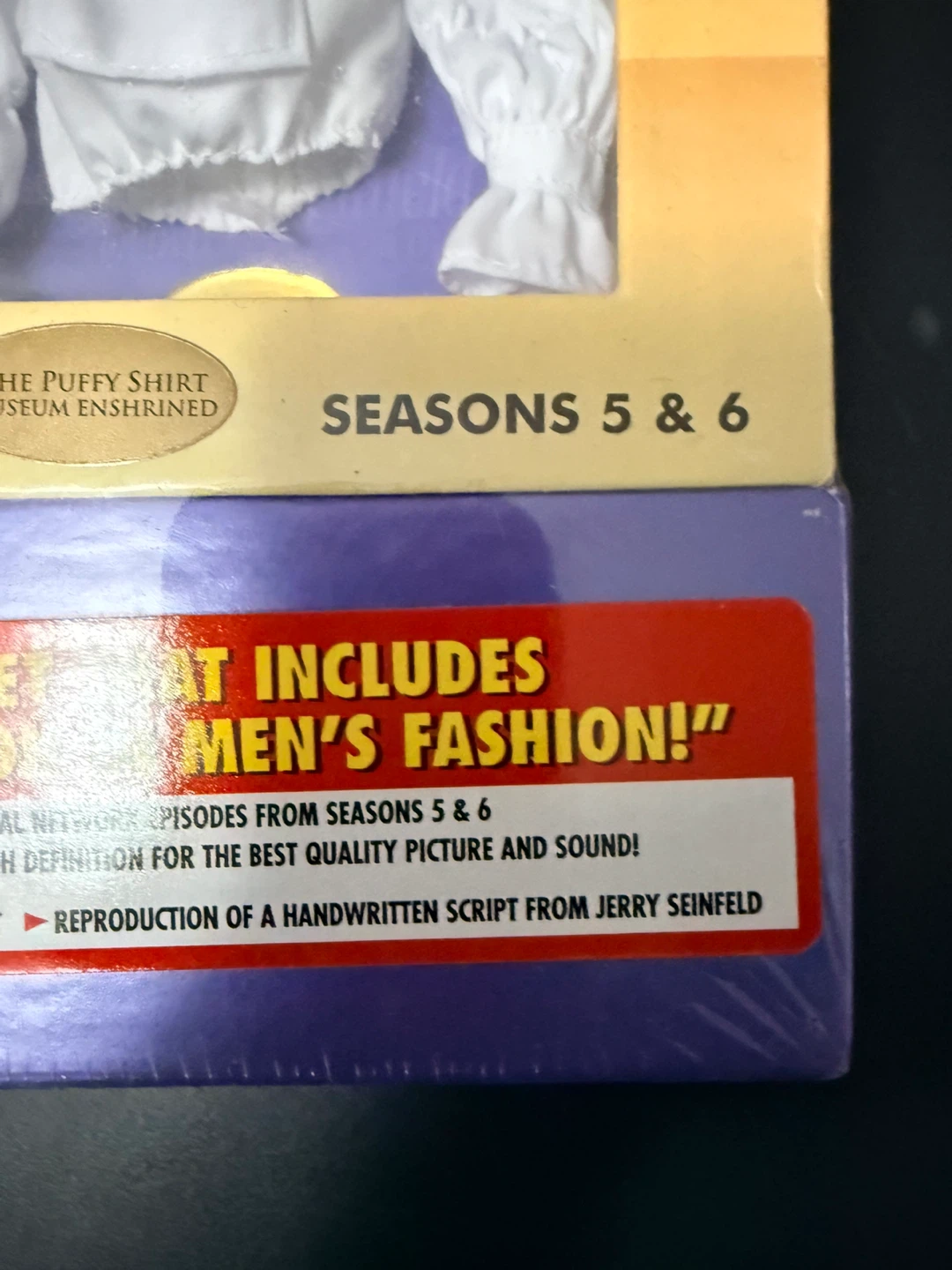 Seinfeld on DVD Seasons 5 & 6 Gift Set with Puffy Shirt Replica - photo 2