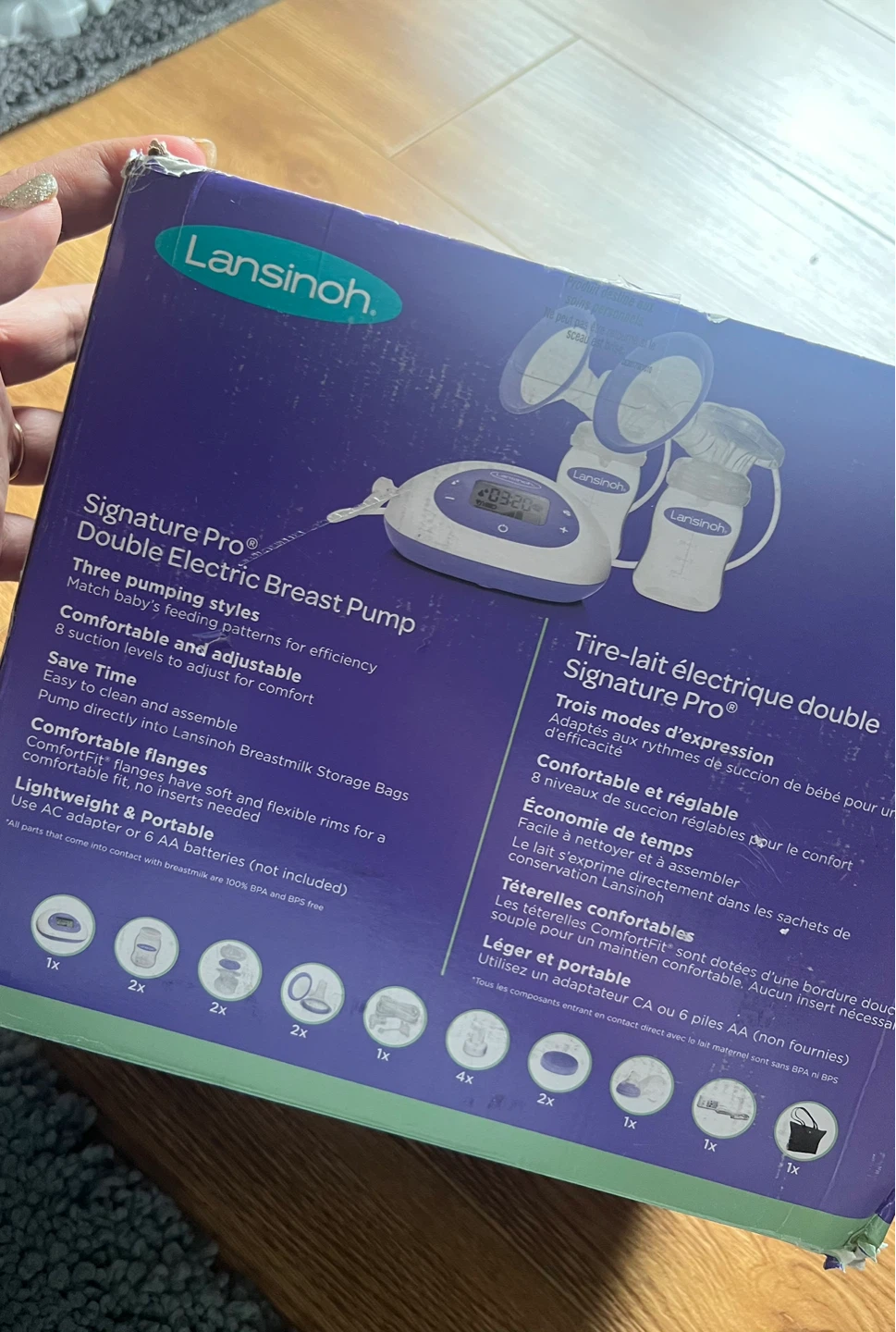 Lansinoh Signature Pro Double Electric Breast Pump - photo 2