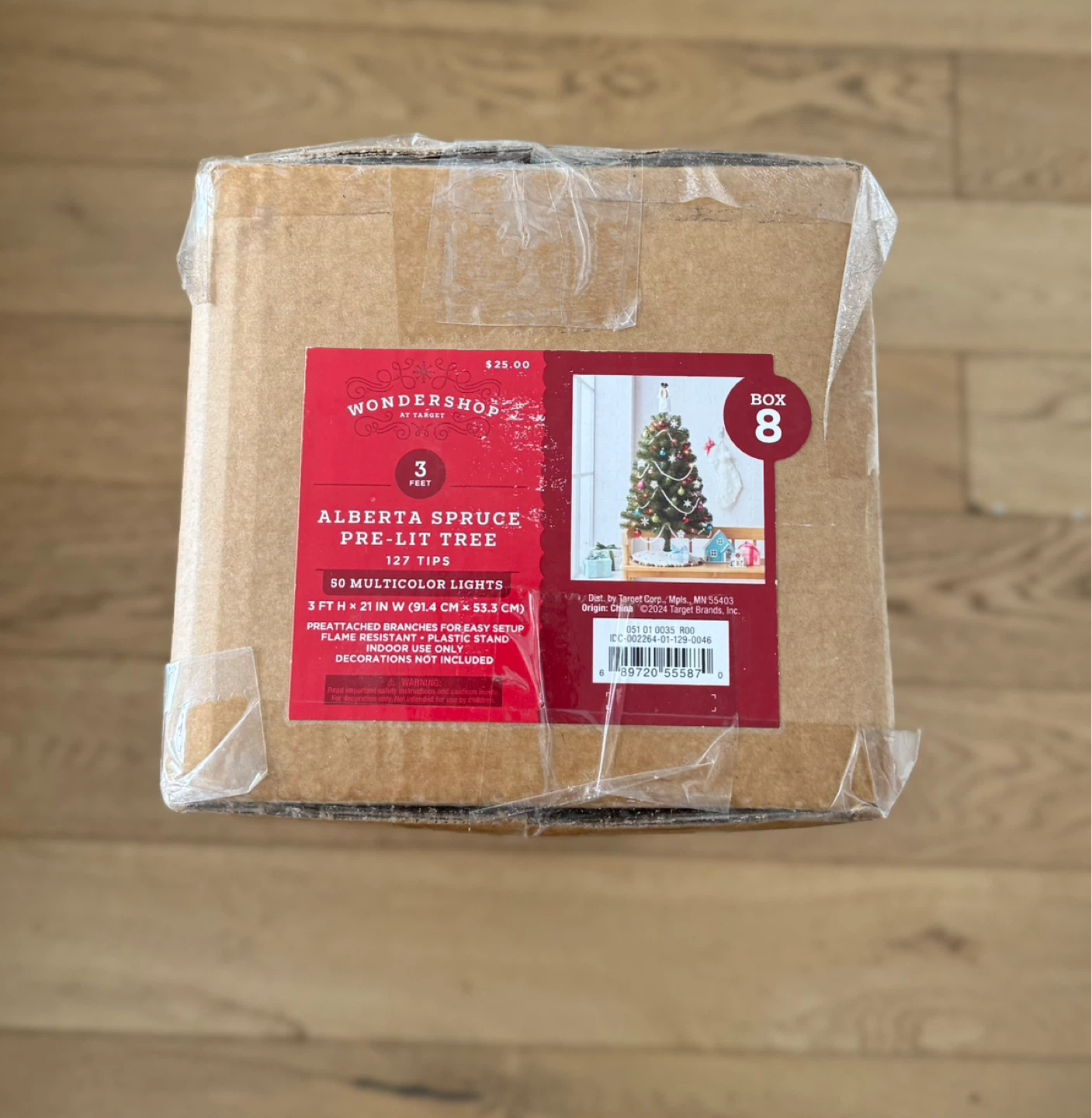 Free! Wonder Shop 3 ft Pre-Lit Christmas Tree
