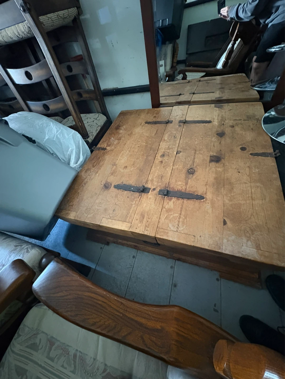 Wooden Storage Chest Trunk - photo 4