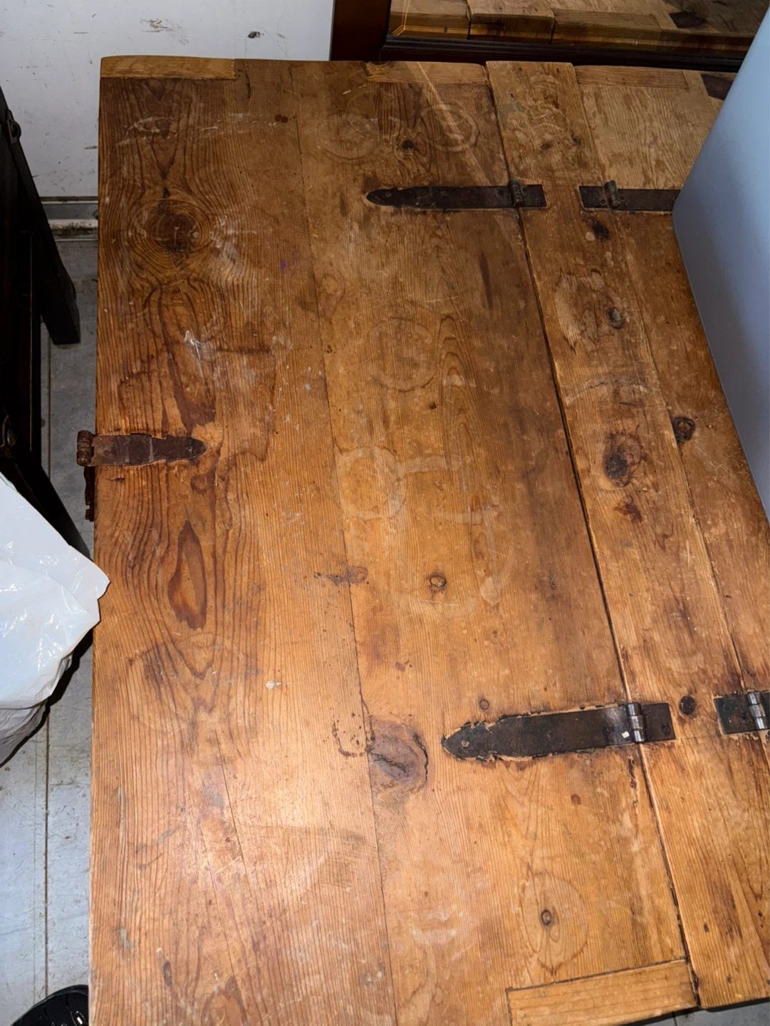 Wooden Storage Chest Trunk - photo 5