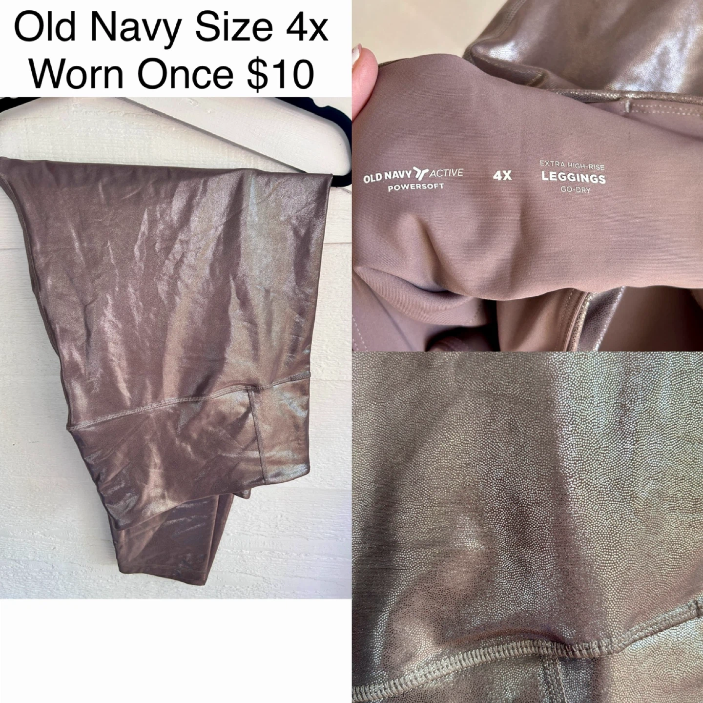 Old Navy Active Powersoft Extra High-Rise Leggings 4X