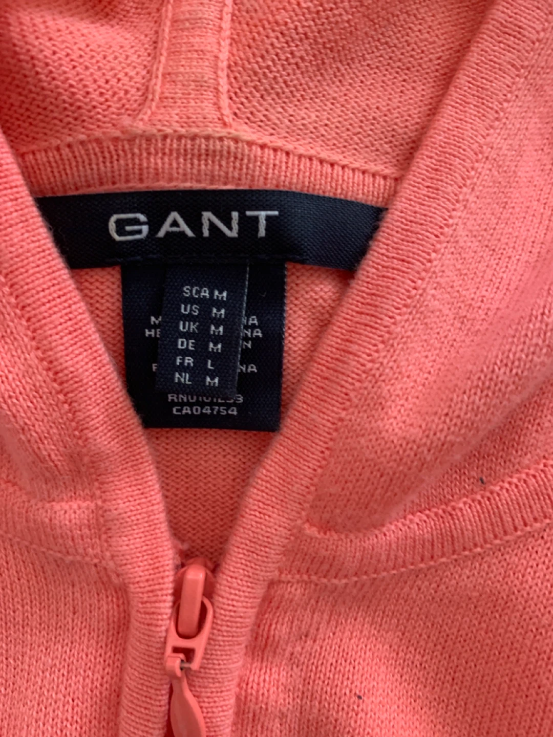 GANT Coral Zip-Up Hoodie - Size M - photo 2